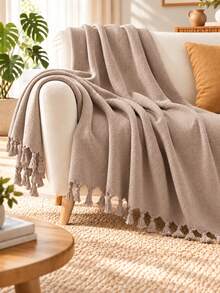 MADE IN TURKEY King Size Bedspread – 100%  Cotton – 200x220 Cm – Breathable &  Coverlet - Beige - View 2
