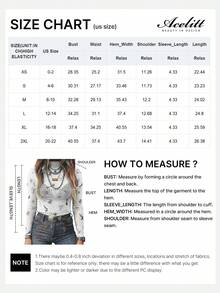 Acelitt Spring/Autumn Western-Style Floral Print Sheer Mesh Long Sleeve Small Stand Collar Slim Fit Casual Top, Sheer Layering Shirt, Suitable For Daily Wear - White - View 4