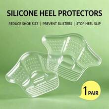 Self-Adhesive Silicone Heel Cushion Pads, Anti Slip Heel Grips To Prevent Blisters, Make Big Shoes Fit - Multicolor - View 6