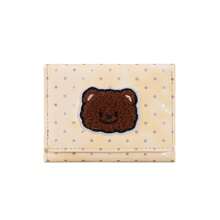 Children's 3-Fold Card Holder, Cute Puppy Embroidery Polka Dot 3-Fold Wallet, With Multiple Card Slots And Photo Window, Suitable For Storing Cash, Cards And Coins, Essential Accessory Halloween Special Offer (2pcs/Pack) - Multicolor - View 9