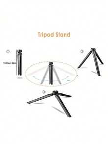Anillo de luz LED de 12 pulgadas para selfies y fotografía, con trípode de 19 cm, adecuado para transmisión de video en vivo y iluminación de maquillaje - tres colores - Ver 5