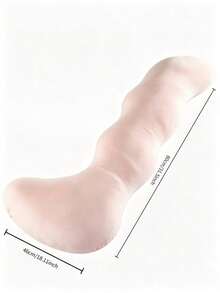 Pregnancy Side Sleeping Body Pillow | Soft Cushion With Removable Cotton Cover, Essential For Expectant Mothers - Multicolor - View 4