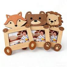 Pet Photo Frame, Fox, Lion, Bear Pattern Photo Frame, Decorative Photo Frame, Cute Multi-Layer Photo Decoration - Teddy Bear - View 5