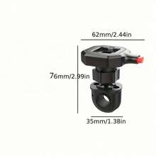 1PC Motorcycle Phone Mount One-Click Quick Release, Electric Bike/Bicycle Rearview Mirror Handlebar Phone Holder, Cycling Navigation Mount, Shockproof Anti-Slip Stable Design, Compatible With Multiple Models, Universal For Various Smartphones - Multicolor - View 10