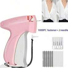 Handheld Clothing Sewing Gun, Fast Clothing Repair Tool Sewing Set With 5 Needles And 1000 Fasteners, Mini Clothing Sewing Gun - A - View 2