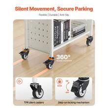 Multipurpose Carts & Push Cabinets - 3 Levels - View 4