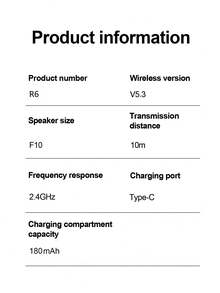 TWS Wireless Bluetooth Earbuds, White Sweat-Proof Design, Built-In Microphone, Clear Calls, Comfortable Fit, Compatible With IOS And Android Devices, Suitable For Fitness, Running And Daily Use - View 10