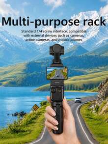1 chân máy mini cho camera, đầu bi xoay 360°, gậy selfie kéo dài & tay cầm cầm tay, giá đỡ để bàn gấp gọn, giao diện vít 1/4" phổ biến, chân máy vlog di động, phù hợp cho máy ảnh mirrorless, camera hành trình, đèn ring light, webcam & livestream - Xem 4