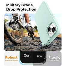 原創矽膠手機殼，相容 iPhone 13 14 15，[軍規級防震保護] 矽膠手機殼，柔軟防刮微纖維內裡，相容 iPhone 16 Pro Max 17 Pro Max 18 Pro Max XS Max XR 7 8 Plus SE2022 6s 6s Plus 12 Mini 11 - 寶石綠 - 查看 2