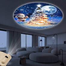 Atmosphere Christmas Tree LED Projector Light, Can Project Images On Bedroom Walls Or Ceiling, Suitable For Christmas Party Decoration, Birthday Gift And Valentine's Day Gift - Khaki - View 11