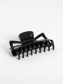 1Pc Claw Clip Back Of Head Large Hair Claw Hair Clip High Temperament Hair Additions - Black - View 11