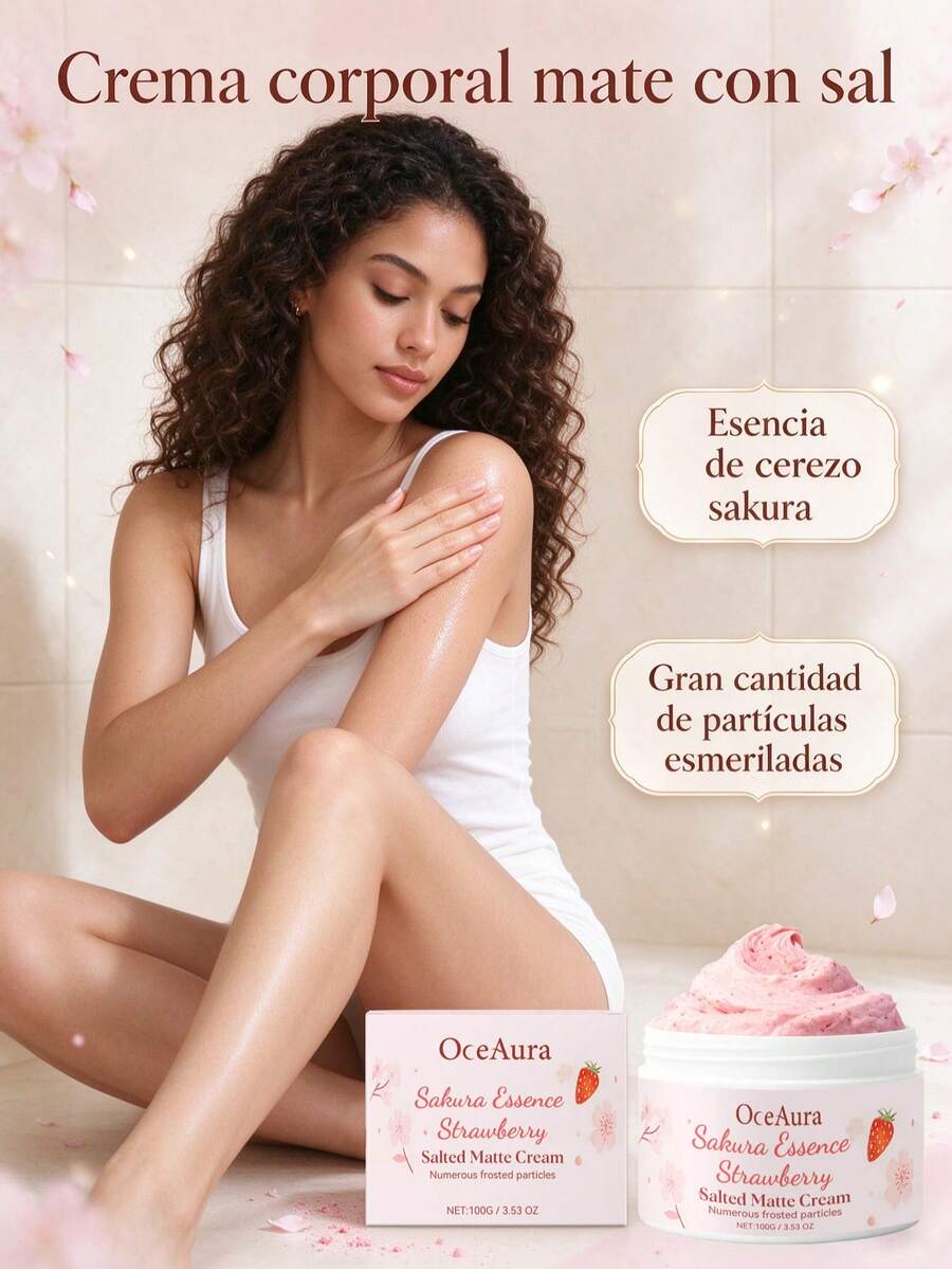 OceAura Shower & Scrubs - Sakura & Strawberry - View 1