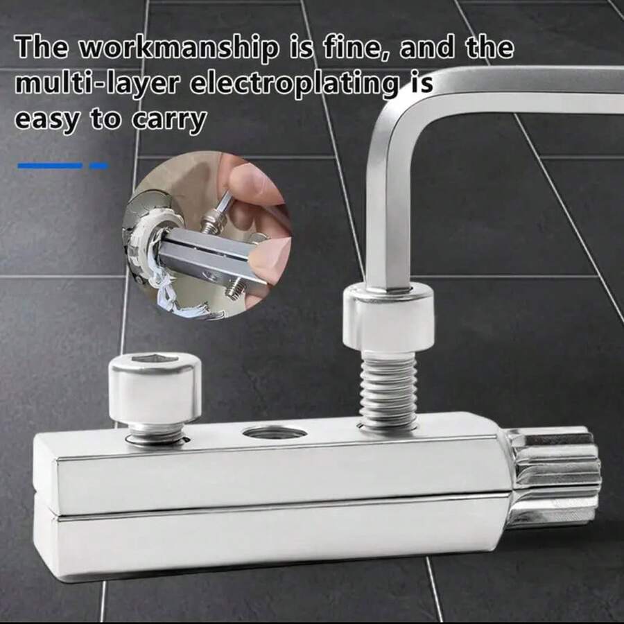 Heavy Duty Broken Pipe Removal Tool - Faucet Angle Valve Thread Extractor With Hex Wrench, Professional Plumbing Repair Manual Tool - Extractor - View 1