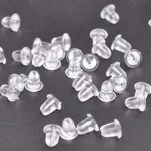 50~500pcs Earring Backs With Caps, 5mm Fashion Earrings Accessories For Women - Multicolor - View 6