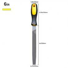 1pc 2pcs Hand File, Flat File, Half Round File, Triangle File, Carbon Steel Material, Equipped With Comfortable Non-Slip Handle, Suitable For DIY, Metal Processing And Woodworking Repair Hand Grinding Tools - File - View 6