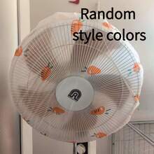 5/3/1pc Electric Fan Dust Cover - PVC Plastic Dust Protection Cover, Suitable For All Fans, All-Season Easy Clean Design, Home And Office Dual Use, Ruffle Edge Style, Minimalist Appearance, Sturdy Structure, Office Accessory, User Essential - Multicolor - View 2