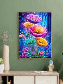 1pc DIY Diamond Painting Floral Embroidery Home Decor Full Drill 30*40cm/40x50cm - Sets - View 5