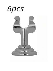 1/6pcs Silver Stainless Steel Table Number Card Holders, Mini Card Holders, Place Cards, Table Number Card Holders; Suitable For Weddings, Parties, Graduation Ceremonies, Receptions, Restaurants, Homes And Offices.Table Number Holder,Photo Holder - Silver - View 9