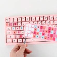 Miếng dán bàn phím chữ cho laptop và máy tính để bàn, nhiều màu, dùng chung cho nhiều loại bàn phím - Xem 1