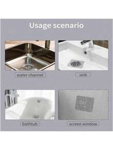 200/150pcs Drain Filter Covers, For Hair Clogging, Anti-Fly Silicone Filter Mesh, Home Bathroom Kitchen …Anti-Cockroach Anti-Od - A - View 7