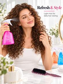 Hair Styling Tool Set, Includes Spray Bottle And Tail Comb, Practical Hair Accessories, Suitable For Detangling, Smoothing, Sectioning And Creating Daily Hairstyles, Lightweight And Portable, Suitable For Women's Home, Salon And Travel Use - Multicolor - View 3