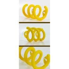 Suction Cup Hanging Flexible Silicone Reptile Spring Climbing Rack, Minimalist Fresh Bright Yellow Spiral Ring With Suction Cup Fixation For Climbing And Resting, Reptile Hide Tunnel, Reptile Tank Decor For Daily Husbandry, Crested Gecko And Arboreal Reptile Supplies - Multicolor - View 10