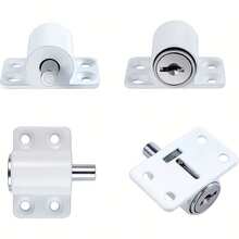 1pc/2pcs Set Sliding Window Security Lock With Key, Universal Push-Pull Door And Window Protection Lock Set, Suitable For Patio Sliding Doors - Durable Aluminum Alloy Window Restrictor - Multicolor - View 6