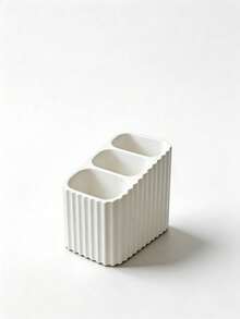 1/2pc Modern Striped Remote Control Storage Box, Holds 3 Remotes, Living Room Bedroom Media Organizer - Decorative Remote Control Storage Box, Space-Saving, Decorative Storage, Home Supplies, Striped Design, Easy Access, Suitable For TV, Air Conditioner, DVD, Blu-Ray, Audio System And Other Home Remote Control Storage, Suitable For Coffee Table And Nightstand - Multiple Styles - View 11