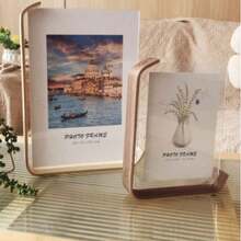 Multifunctional Acrylic Photo Frame - Perfect For Displaying Photos, Artwork, Etc. - : 4x6 Inch Photo Frame, Vintage Transparent Acrylic Photo Frame, - A - View 1