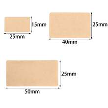 1 Roll/Pack Kraft Paper Self-Adhesive Labels, Handwritten Self-Stick Labels, Gift Packaging Marking Stickers, Stationery Planner Stickers, Storage Box, Bottle & Jar Organization Label Stickers - Apricot - View 8