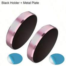 1/2pcs Round Magnetic Phone Holder, Strong Magnetic Suction Firmly Holds Phone, Compatible With Most Phone Models, Easy Installation Without Complex Tools, Flexible Placement In Car, Stable On Bumpy Roads, Perfect For Navigation And Watching Videos, Great Car Accessory - Round Magnetic Mount - View 15