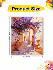 Paint By Numbers Landscape Theme Kit For Adults Frameless Acrylic Canvas Art, DIY Home Decor, Great Gift Idea For Birthdays, Holidays Gifts. - Sets - View 10