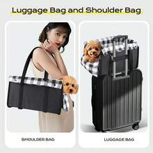 1pc Car Pet Dog Seat - Foldable Pet Car Seat With Seat Belt Support And Anti-Slip Design - Portable Elevated Seat With Cushion And Sturdy Frame, Suitable For Small Dogs Up To 4.99 KG, Fits SUV, Sedan, Van - Center Console Accessory - Multicolor - View 5