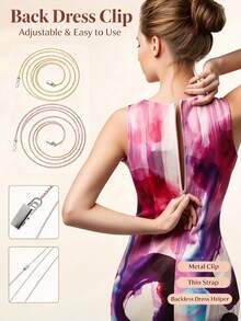 1pc Zipper Pull, Easy To Use, Suitable For Various Types Of Zippers. Helps Pull Up Or Open Zippers Of Clothing, Coats And Bags. Both Practical And Aesthetic. - Multi-color - View 2