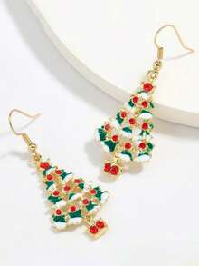 1 Pair Exquisite Earrings For Women, Wedding, Engagement, Party, Jewelry, Christmas Gift - 1# - View 6