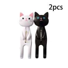 1/2/4pcs Cartoon Cute Cat Beach Towel Clips, Strong Spring Plastic Windproof Clips, Secure Grip And Not Easy To Fall Off, Designed Specifically For Fixing Bath Towels On Beach Chairs. Multi-Functional, Can Also Be Used As Blanket Clips And Sock Drying Clips. Compact And Portable, Takes Up Little Space For Storage, Suitable For Home Drying And Travel. Adorable Cat Appearance, Appealing Design, A Great Choice For Cat Lovers. - Multicolor - View 9