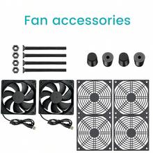 OUYUANSU USB Combination Cooling Fan, Suitable For Router, Host, Set-Top Box Base, 5V Quiet USB Interface 2-In-1 Cooling Fan - View 13