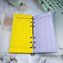 12pcs Colorful Loose-Leaf Binder, Cash Envelope Holder - Supports Weekly And Monthly Financial Income And Expense Summary, Convenient For Budgeting And Daily Spending - Binder - View 9
