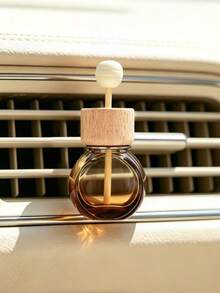 1 Car Air Vent Perfume Diffuser Empty Glass Bottle, Car Aroma Diffuser Mini Empty Glass Bottle, Car Decoration (Essential Oil Not Included) - A - View 4