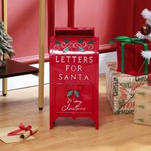 A5 Letter Postbox - Red/White - 1 - View 5