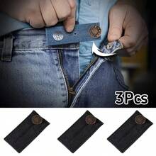 3/4Pcs Adjustable Waist Extender, Easy To Use Extension Buckle And Easy To Install And Remove, Jeans Waistband Extension And Expansion, Button-Style Waist Extender And Jeans Waist Extender, Suitable For Men And Women Pants - Multicolor - View 17