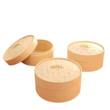 1/6pcs Mini Portable Bamboo Steamer Style Desktop Storage Box, Cute Jewelry & Candy Organizer, Popular Birthday Gift, Party Decoration, Interactive Party Favor For Group Gatherings - Multicolor - View 7