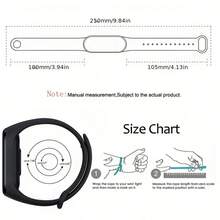 3 قطع سوار ساعة ذكي من السيليكون TPU بلون محايد موحد، متوافق مع Xiaomi Band 10/9/8/7/6/5/4/3، إكسسوار سوار ساعة ذكي رياضي هدية - متعدد الألوان - مشاهدة 8