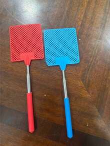 1/2/4pcs Set Extendable Stainless Steel Rod Indoor Fly Swatter, Fruit Fly Catcher, Mosquito Catcher, Indoor Insect Killer, Summer Essential (Random Color) Gardening Supplies, Summer, Kitchen Accessories, Gardening, Kitchen, Must Have - A - View 11