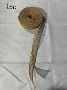 3 Rolls 10m Jute Ribbon, 1.5cm Wide Vintage Style Jute Rope, Suitable For Gift Wrapping, Christmas Wreath, Holiday Bows, Wedding Decoration, DIY Crafts And Party Decor - Beige - View 12