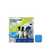 Limpiador para lavadora en tabletas, elimina vello de mascotas, sarro, grasa y malos olores, fórmula suave de baja espuma, ideal para hogares con mascotas, compatible con lavadoras de carga frontal y superior, para mantenimiento regular del tambor - De Estado sólido - Ver 13