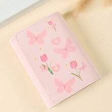 Cartoon Butterfly Short Wallet, Foldable Fresh Three-Fold Wallet, Small Multi-Function Coin Purse, Card Holder With ID Slot - Multicolor - View 9
