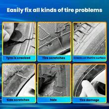 Tire Repair Tool, Side Damage/Crack/Scratch/Split Filler Soft Glue, Waterproof And High/Low Temperature Resistant, Suitable For Various Tires/Sealing Strips/Shoes Bonding And Repair - 1pc - View 7