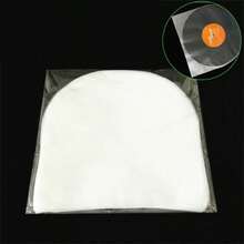 8 Inner Sleeves Record Inner Bags Transparent PVC Outer Sleeves No Flap Design Suitable For 12-Inch/10-Inch/7-Inch LP Records And Singles Anti-Static Anti-Scratch - Inner Sleeves - View 5