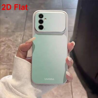 1pc Spray-Painted Sheep Skin Texture Phone Case With Mint Green Gradient Pattern, Compatible With Samsung A10S/A11/A12/A13/A14/A15/A16/A17/A04/A05/A06/A07/A54/A55/A56/A34/A35A/36/S20FE/S21/S21+/S21Ultra/S22/S23/S24/S25/S25Plus/S25Ultra/S26/S26Pro/S26Ultra, A54/Honor/ 12C/13C/14C/15C
